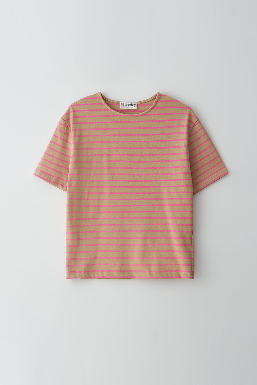 Rino Stripe T shirts (Beige)