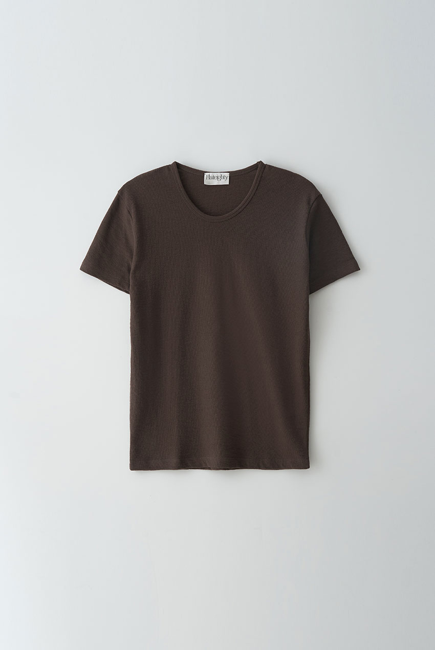Terry T Shirts (Brown)